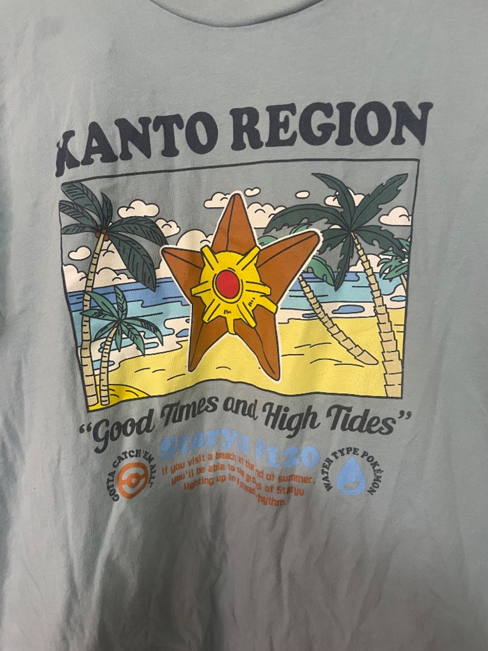 Pokemon:Pokémon Staryu with the text "Kanto Region" - Picture 3 of 5